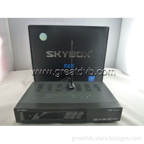 Skybox F4s HD PVR Digital Satellite Receiver with SIM Slot Inside GPRS Function with Cccam Newcamd Sharing